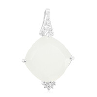 Colgante en plata con Piedra de Luna blanca