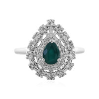 Anillo en plata con Grandidierita