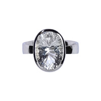 Anillo en plata con Cuarzo Príncipe