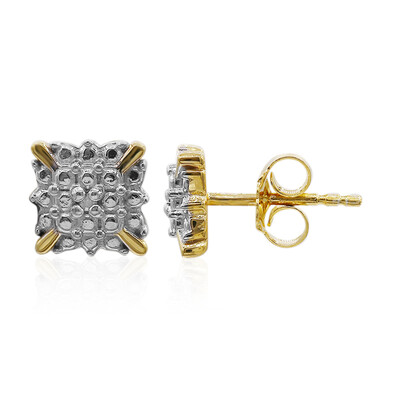 Pendientes en plata con Diamante PK (I)