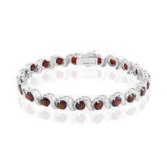 Brazalete en plata con Granate