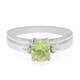 Anillo en plata con Turmalina cuprífera