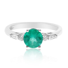 Anillo en oro con Esmeralda de Colombia (CIRARI)
