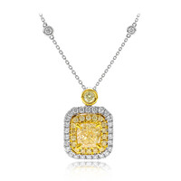 Collar en oro con Diamante amarillo SI2 (CIRARI)