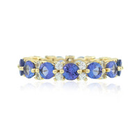Anillo en oro con Tanzanita AAA (de Melo)