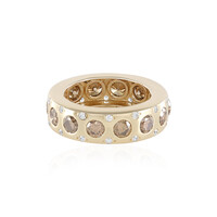 Anillo en oro con Diamante I3 champán (de Melo)