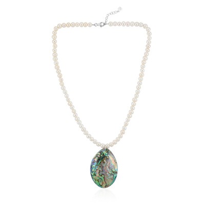 Collar en plata con Concha de Abalone (TPC)