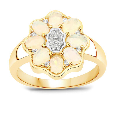 Anillo en plata con Ópalo de Welo