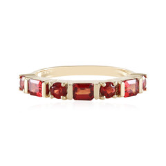 Anillo en oro con Rubí de Tanzania