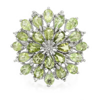 Anillo en plata con Turmalina Paraíba