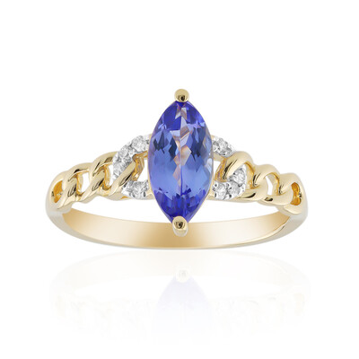 Anillo en oro con Tanzanita AAA (CIRARI)