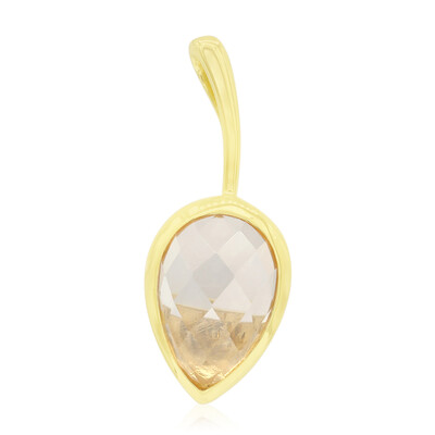 Colgante en plata con Cuarzo rosa (MONOSONO COLLECTION)