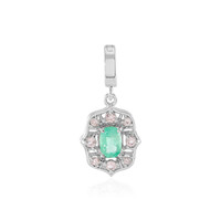 Colgante en plata con Esmeralda de Rusia