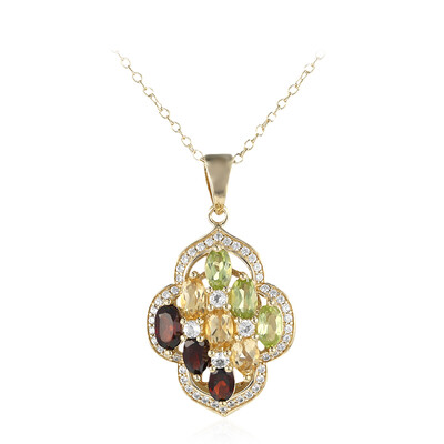Collar en plata con Granate