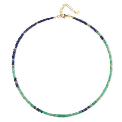 Collar en plata con Esmeralda de Zambia
