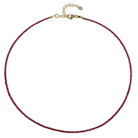 Collar en plata con Rubí de Tanzania