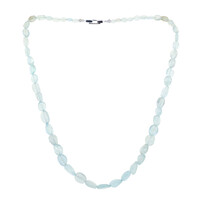 Collar en plata con Aguamarina