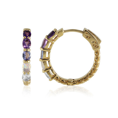 Pendientes en plata con Amatista