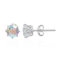 Pendientes en plata con Topacio Rayo de Luna