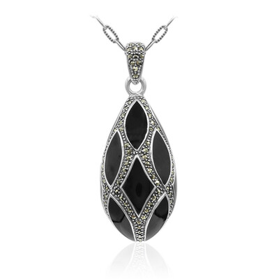 Collar en plata con Marcasita