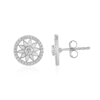 Pendientes en plata con Zircón