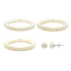 Set en plata con Perla Freshwater (TPC)
