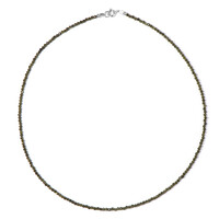 Collar en plata con Obsidiana dorada
