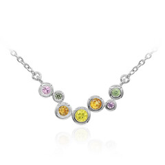 Collar en plata con Zafiro amarillo