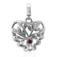 Colgante en plata con Rubí