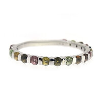 Anillo en plata con Turmalina