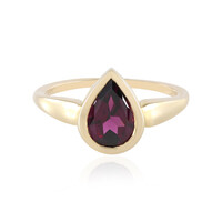 Anillo en oro con Granate Magenta