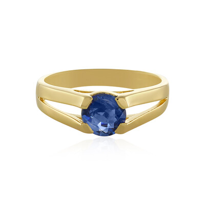Anillo de hombre en plata con Cianita