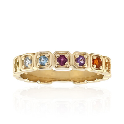 Anillo en plata con Citrino