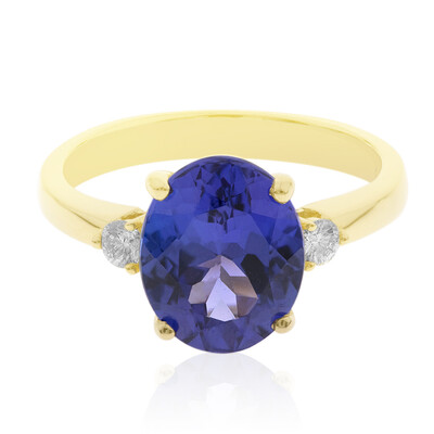 Anillo en oro con Tanzanita AAA (CIRARI)
