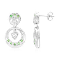 Pendientes en plata con Goshenita