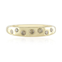 Anillo en oro con Diamante champán SI1