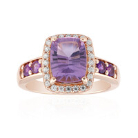 Anillo en plata con Amatista