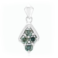 Colgante en plata con Diamante fantasía