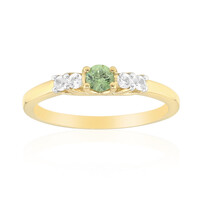 Anillo en oro con Demantoide de Madagascar (John Ferry)