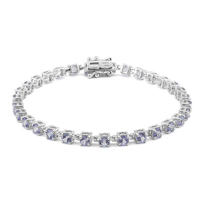 Brazalete en plata con Tanzanita