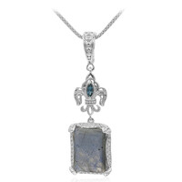 Collar en plata con Labradorita (Dallas Prince Designs)