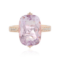 Anillo en plata con Amatista Rosa de Francia