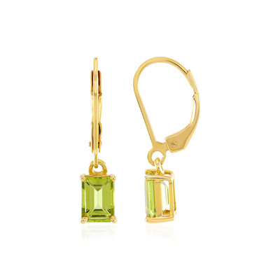 Pendientes en plata con Peridoto de Arizona