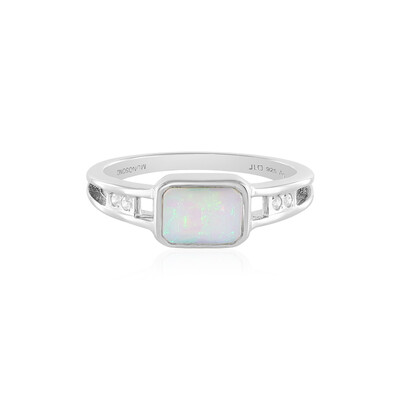 Anillo en plata con Ópalo de Welo (MONOSONO COLLECTION)