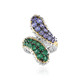 Anillo en plata con Esmeralda de Zambia (Gems en Vogue)