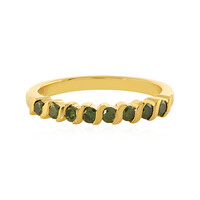 Anillo en plata con Diamante I3 verde