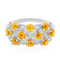 Anillo en plata con Ópalo de fuego