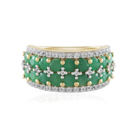 Anillo en plata con Esmeralda de Socoto