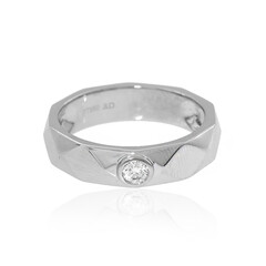 Anillo en platino con Diamante limpio a lupa F (LUCENT DIAMONDS)