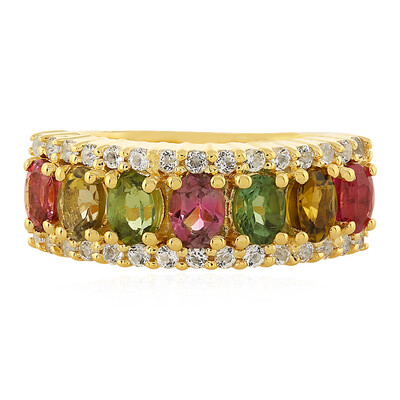 Anillo en plata con Turmalina